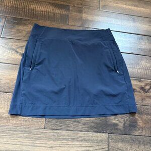 Athleta Navy Blue Skirt with Built-in Shorts Athletic Women's Size 10